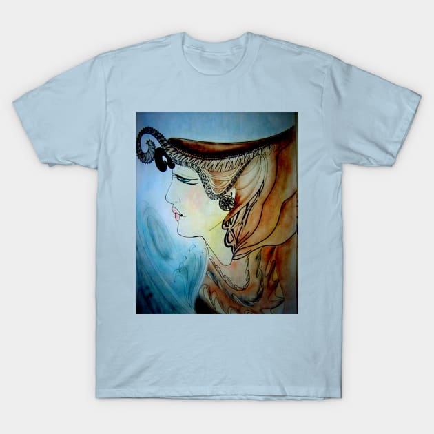 Amphitrite figurehead Jacqueline Mcculloch T-Shirt by jacquline8689